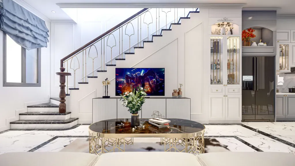 Phòng khách - Villa Bình Dương - Phong cách Neo Classic | Space T