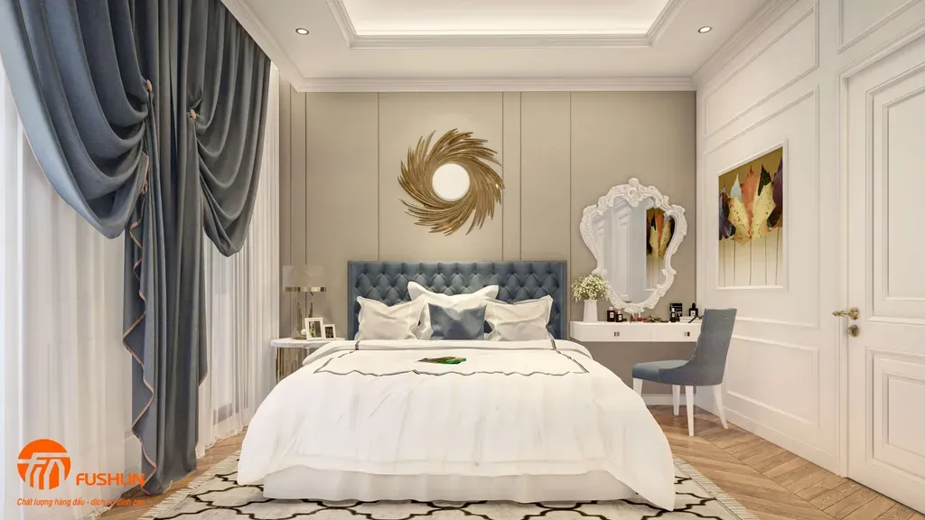 Phòng ngủ - Villa Bình Dương - Phong cách Neo Classic | Space T