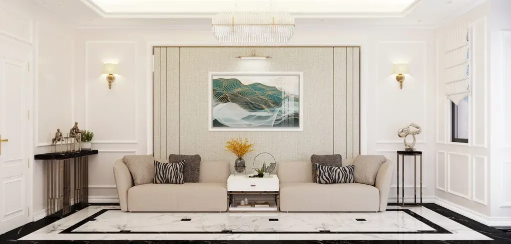 Phòng khách - Villa Bình Dương - Phong cách Neo Classic | Space T