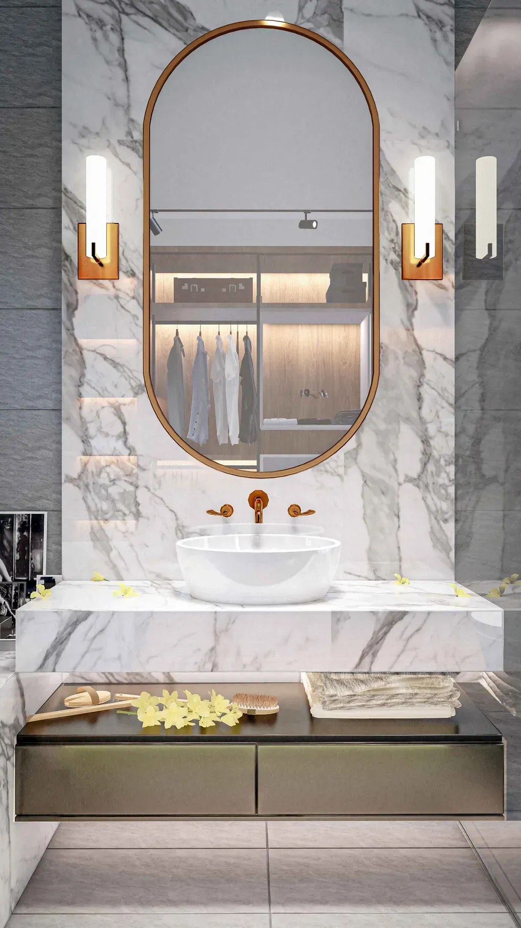 Phòng tắm - Nhà phố Suncasa Bình Dương - Phong cách Modern | Space T