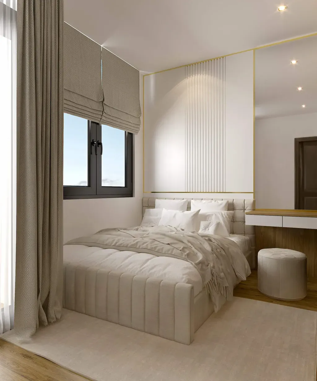 Phòng ngủ - Nhà phố Đỗ Xuân Hợp Quận 9 - Phong cách Modern | Space T