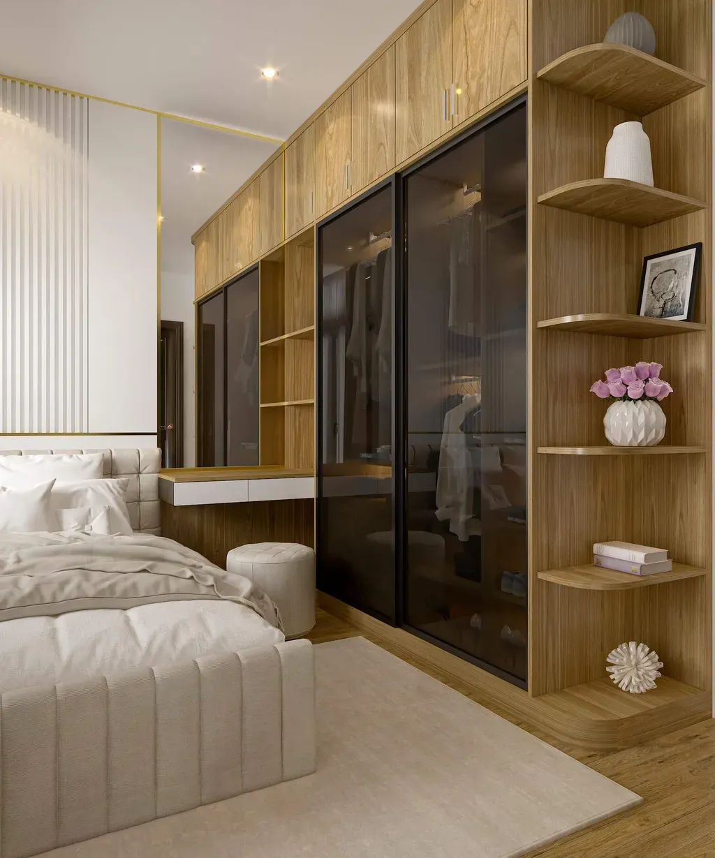 Phòng ngủ - Nhà phố Đỗ Xuân Hợp Quận 9 - Phong cách Modern | Space T