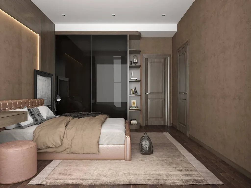 Phòng ngủ - Nhà phố Đỗ Xuân Hợp Quận 9 - Phong cách Modern | Space T