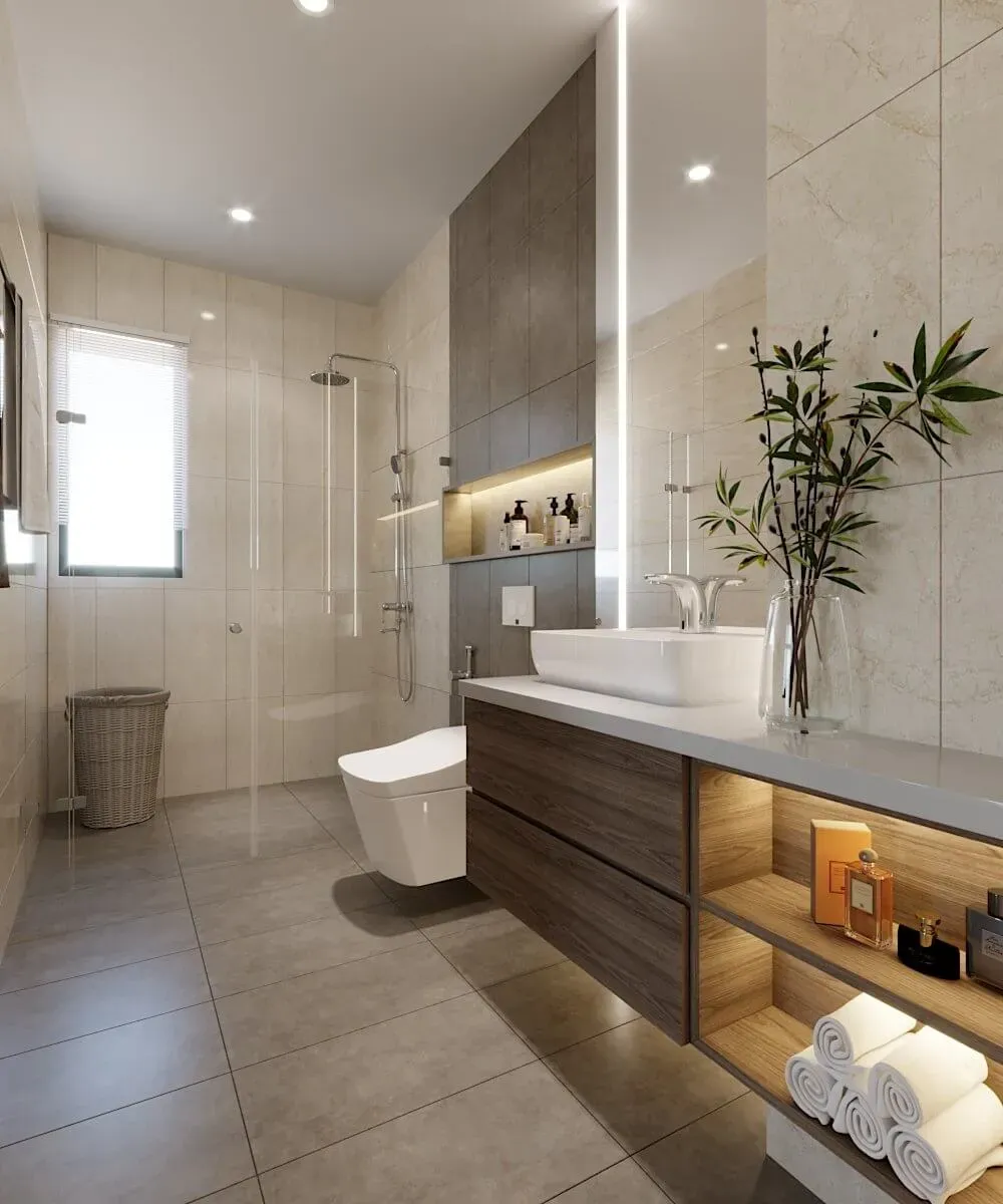 Phòng tắm - Nhà phố Đỗ Xuân Hợp Quận 9 - Phong cách Modern | Space T