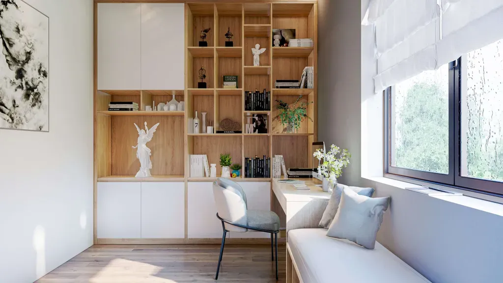 Phòng làm việc - Nhà phố Đỗ Xuân Hợp Quận 9 - Phong cách Modern | Space T