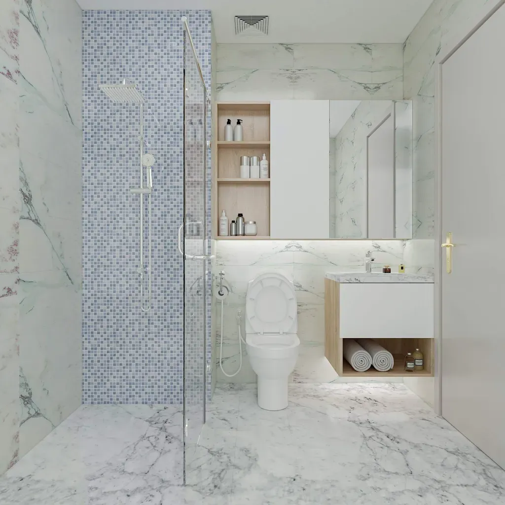 Phòng tắm - Căn hộ Luxcity Quận 7 - Phong cách Modern | Space T
