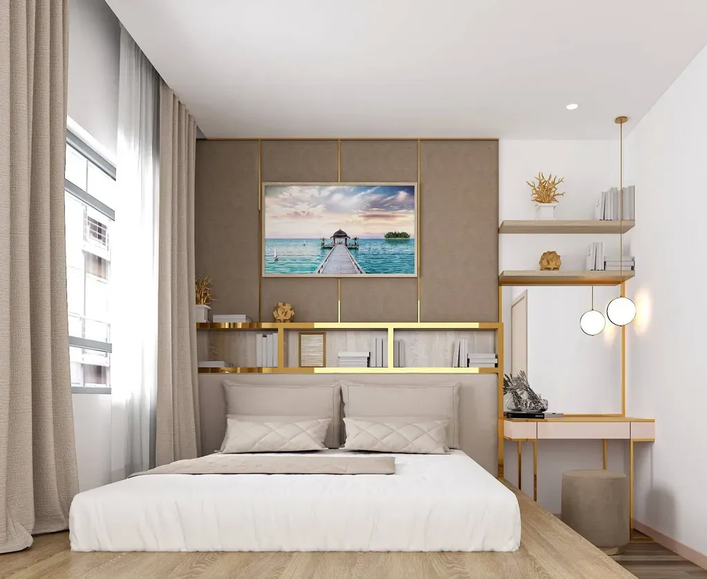 Phòng ngủ - Căn hộ Luxcity Quận 7 - Phong cách Modern | Space T