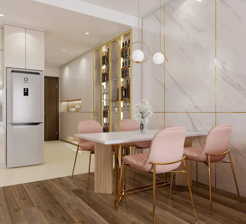 Phòng ăn - Căn hộ Luxcity Quận 7 - Phong cách Modern | Space T