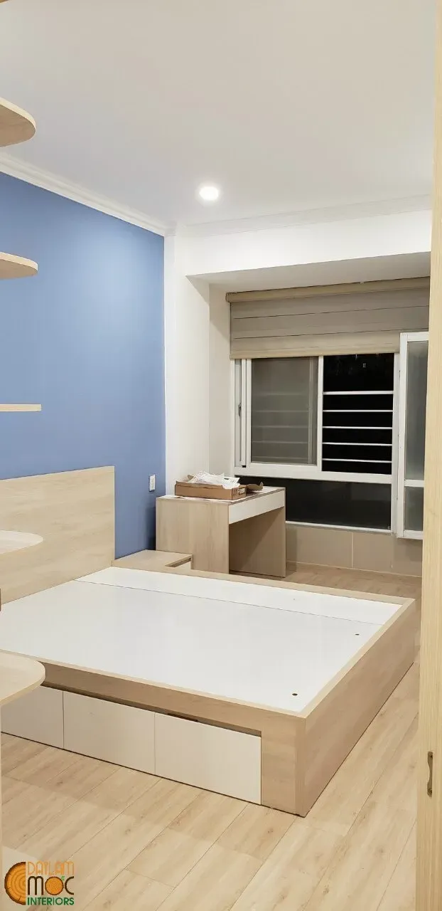 Phòng ngủ - Căn hộ Sky Garden Quận 7 - Phong cách Scandinavian + Color block | Space T