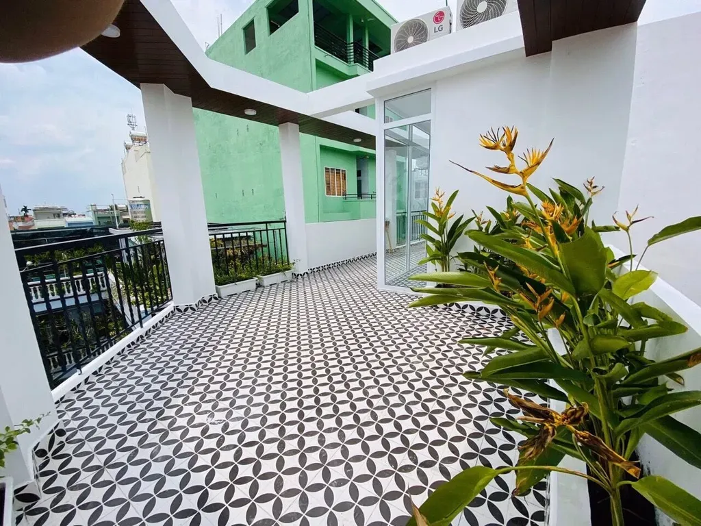 Sân thượng - Nhà phố Dương Quảng Hàm Gò Vấp - Phong cách Modern | Space T