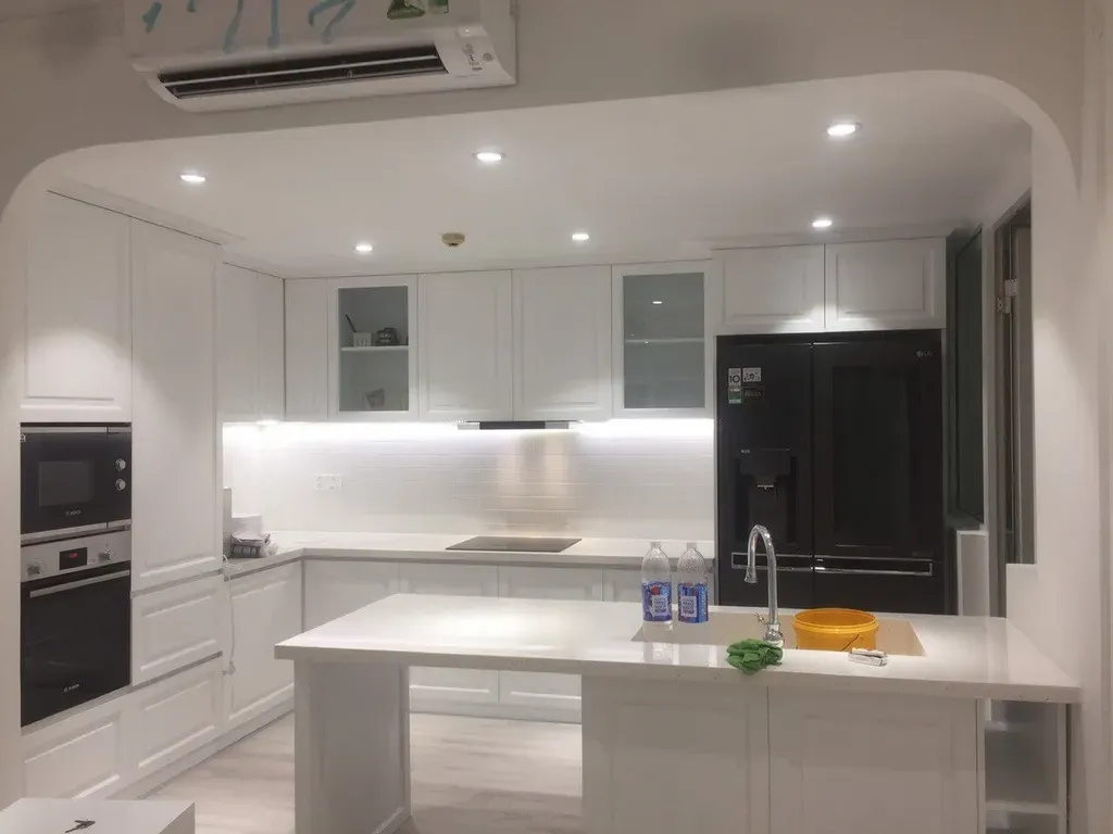 Phòng bếp - Căn hộ Sài Gòn Pearl Bình Thạnh - Phong cách Neo Classic | Space T