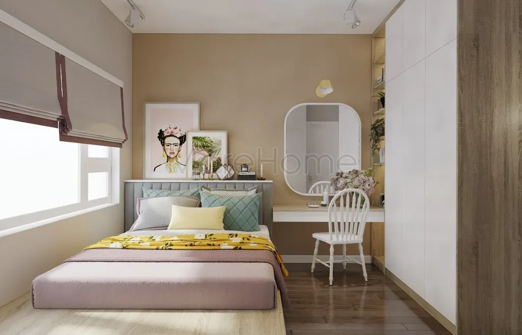 Phòng ngủ - Căn hộ Park Resident Quận 7 79m2 - Phong cách Scandinavian | Space T