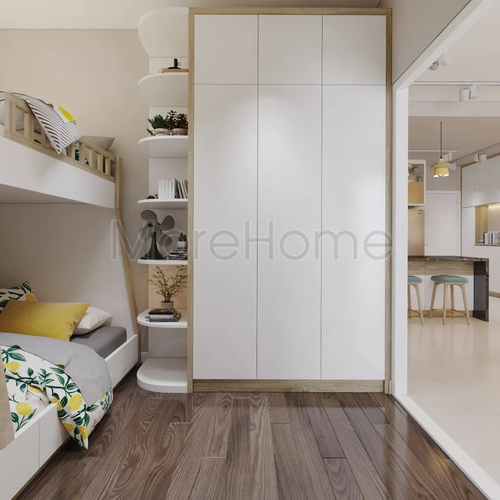 Phòng ngủ - Căn hộ Park Resident Quận 7 79m2 - Phong cách Scandinavian | Space T