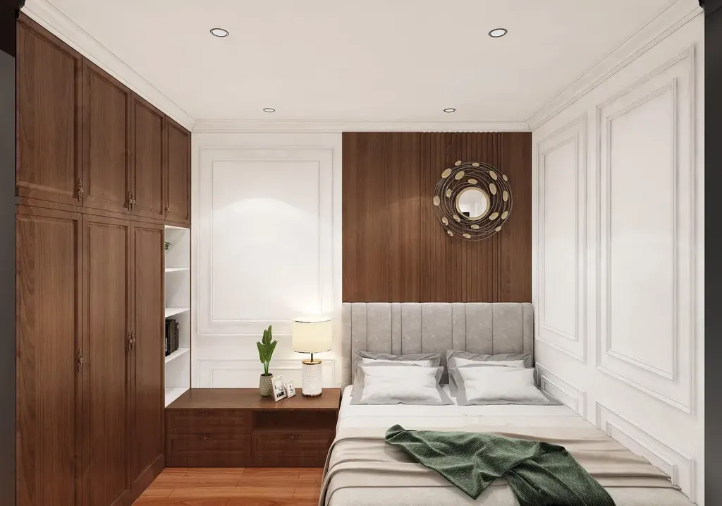 Phòng ngủ - Nhà phố KDC Lavilla Long An - Phong cách Neo Classic | Space T