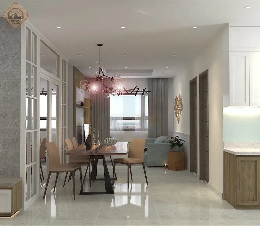 Phòng ăn - Căn hộ Green Hills Quận Bình Tân - Phong cách Modern | Space T