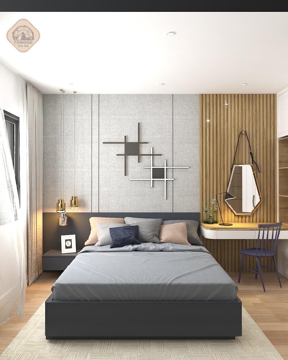 Phòng ngủ - Căn hộ Green Hills Quận Bình Tân - Phong cách Modern  | Space T