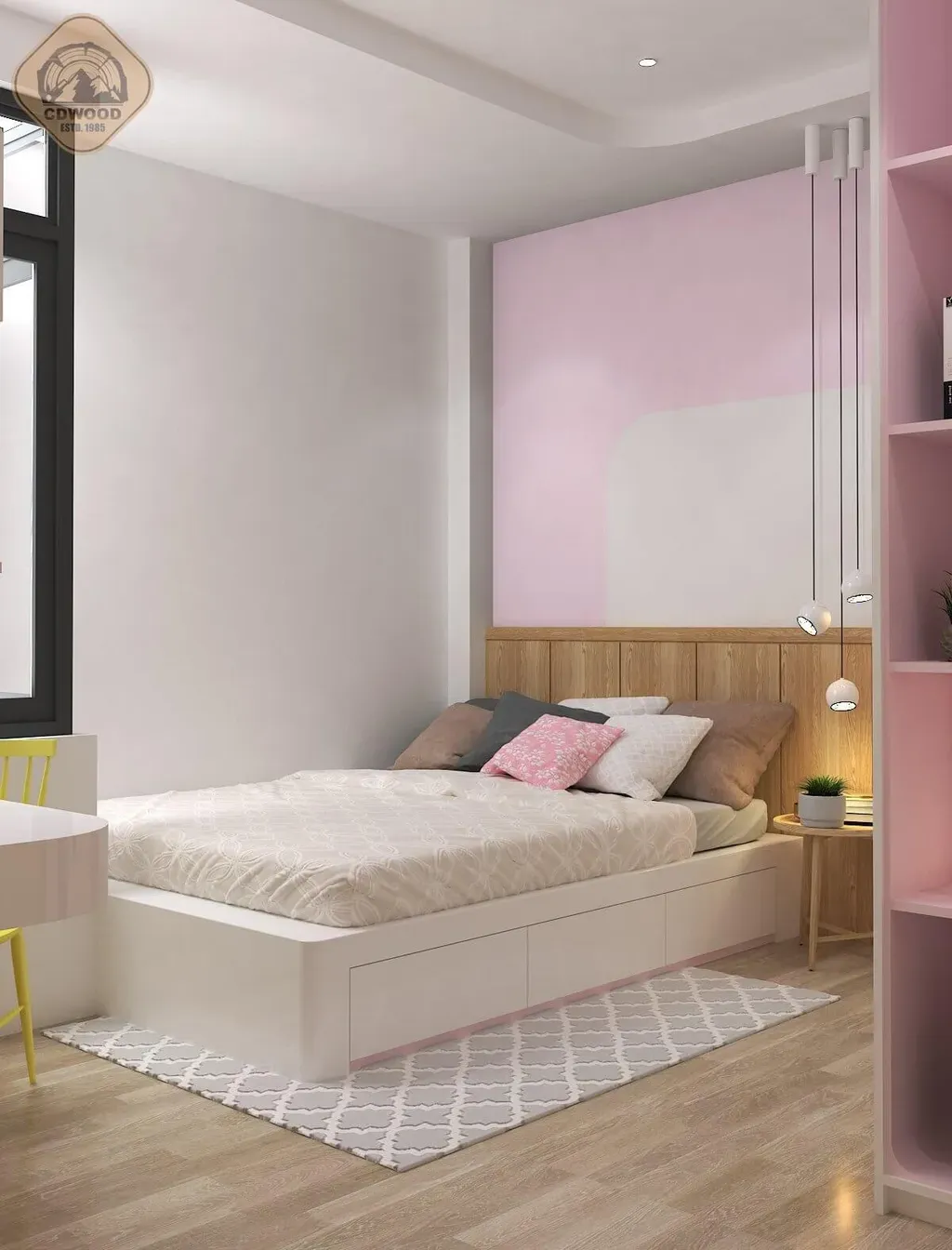 Phòng ngủ - Nhà phố Gò Vấp - Phong cách Modern + Scandinavian | Space T