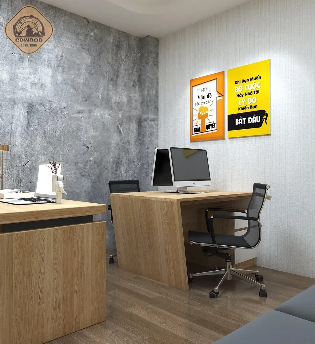 Phòng làm việc - Nhà phố Gò Vấp - Phong cách Modern + Scandinavian | Space T