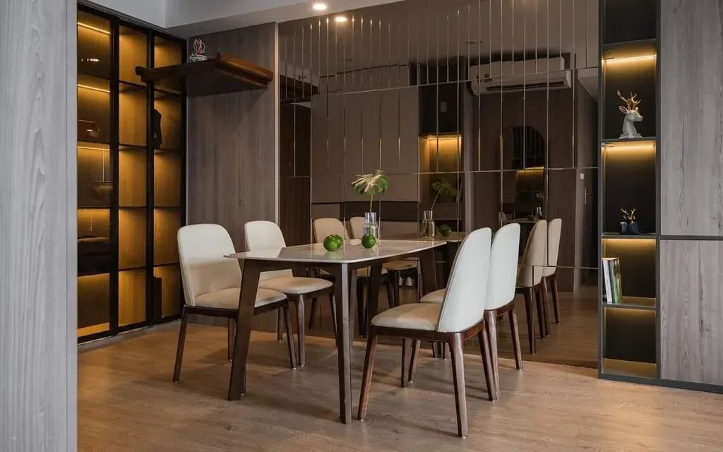 Phòng ăn - Căn hộ Estella Quận 2 - Phong cách Modern | Space T