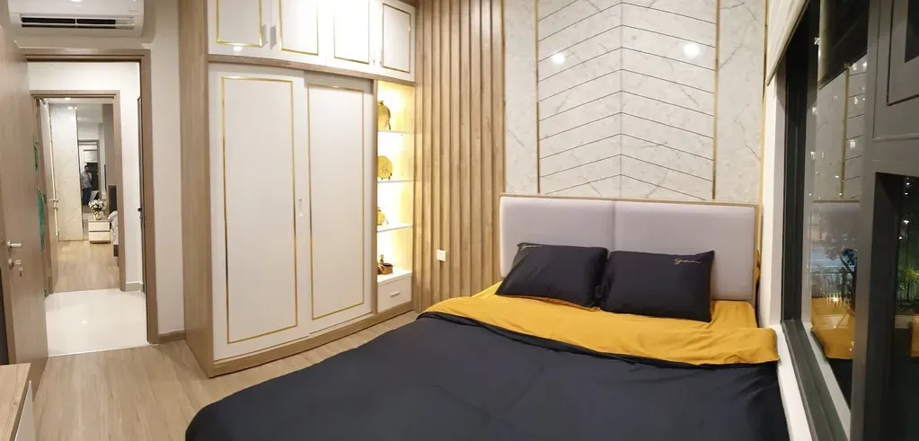 Phòng ngủ - Căn hộ Vinhomes Central Park Quận Bình Thạnh - Phong cách Modern | Space T