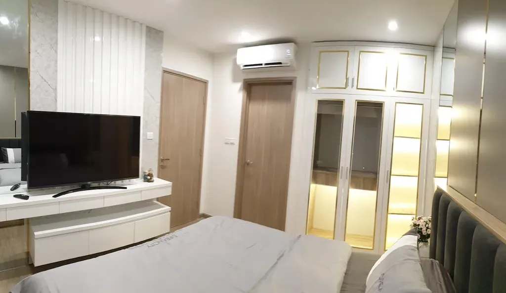 Phòng ngủ - Căn hộ Vinhomes Central Park Quận Bình Thạnh - Phong cách Modern | Space T