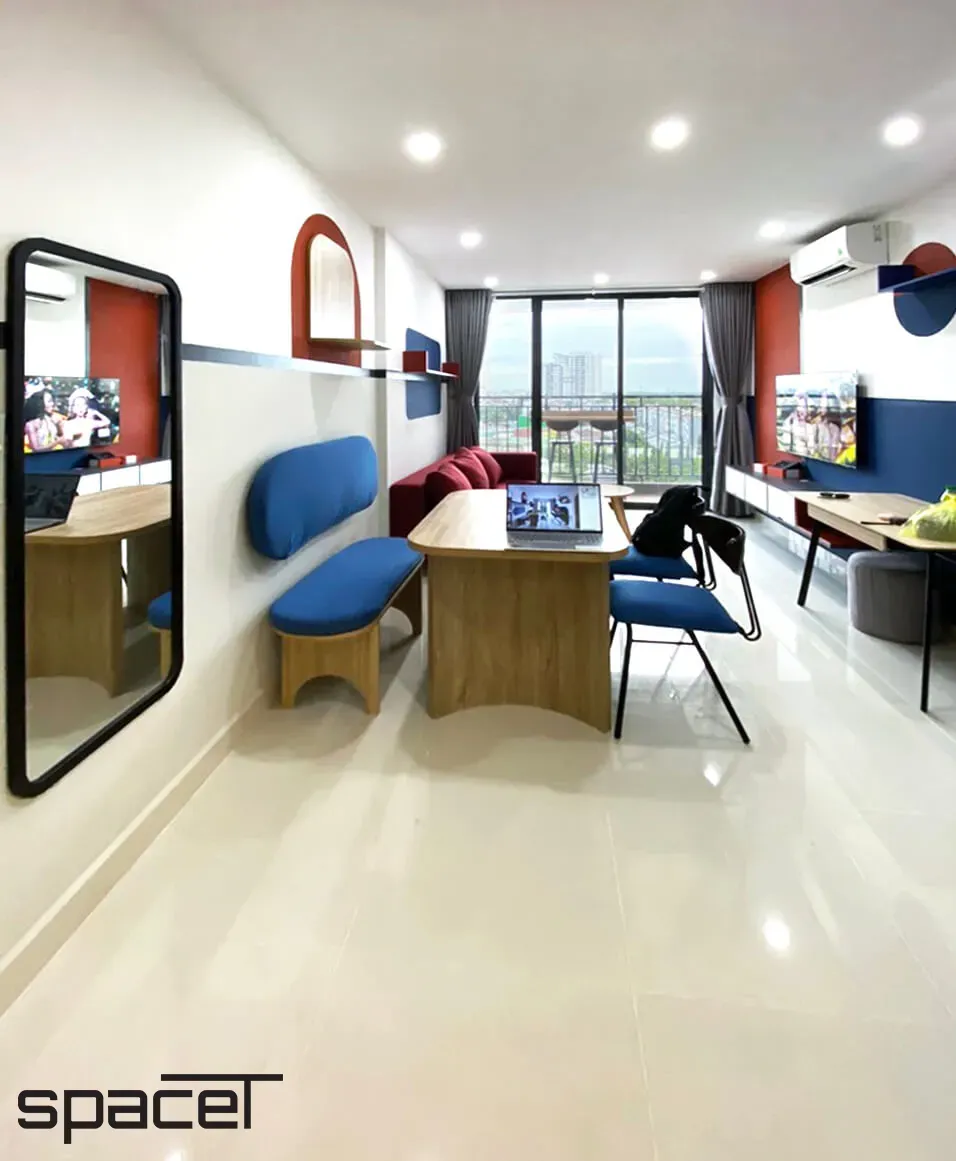 Phòng ăn - Căn hộ Goldora Plaza Nhà Bè - Phong cách Color Block | Space T