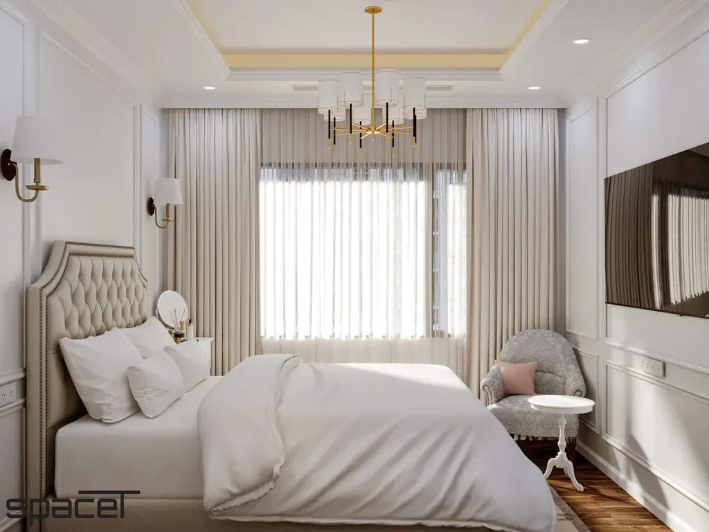 Phòng ngủ - Căn hộ Akari City Quận Bình Tân - Phong cách Neo Classic | Space T