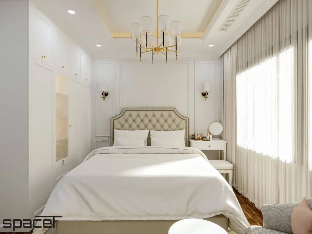 Phòng ngủ - Căn hộ Akari City Quận Bình Tân - Phong cách Neo Classic | Space T