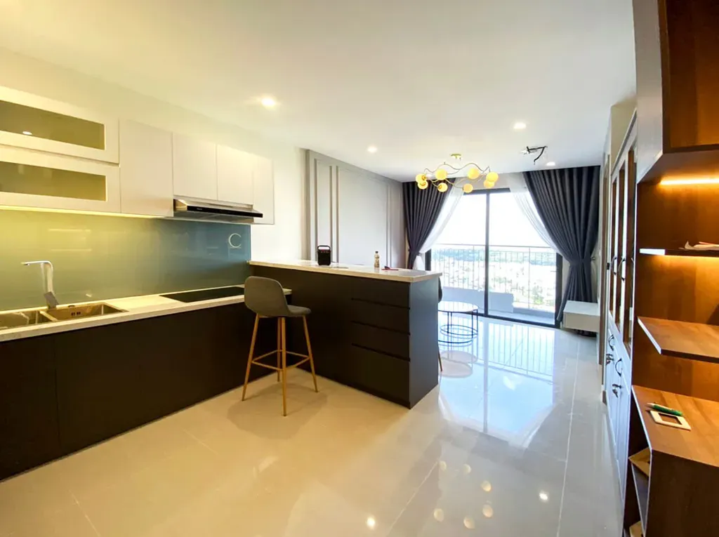 Phòng bếp - Căn hộ Rainbow (Vinhomes Grand Park Quận 9) - Phong cách Modern | Space T