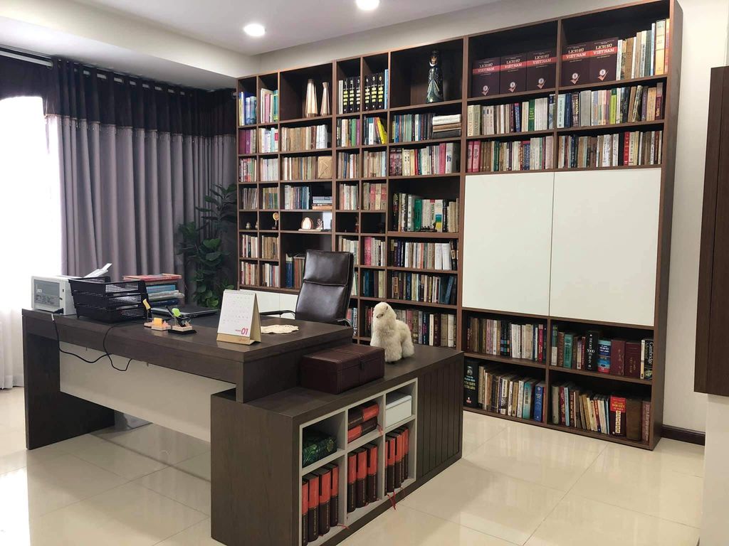 Phòng làm việc - Home office Căn hộ Saigon Pearl Bình Thạnh - Phong cách Modern  | Space T