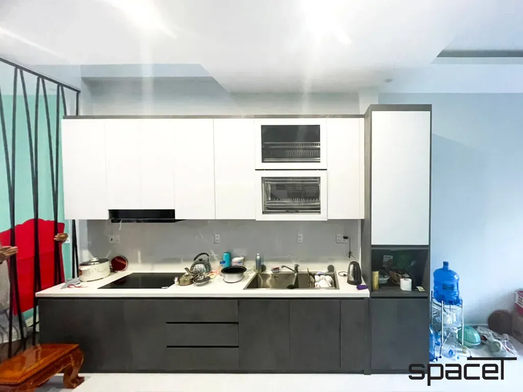 Phòng bếp - Nhà phố Quận 12 - Phong cách Modern + Scandinavian | Space T