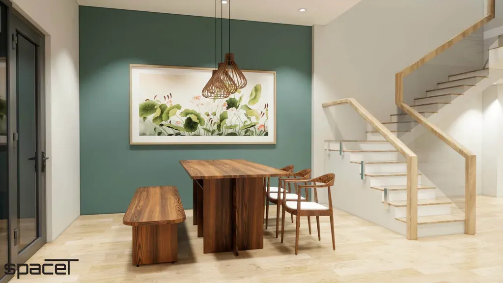 Phòng ăn - Nhà phố Quận 12 108m2 - Phong cách Modern + Scandinavian | Space T