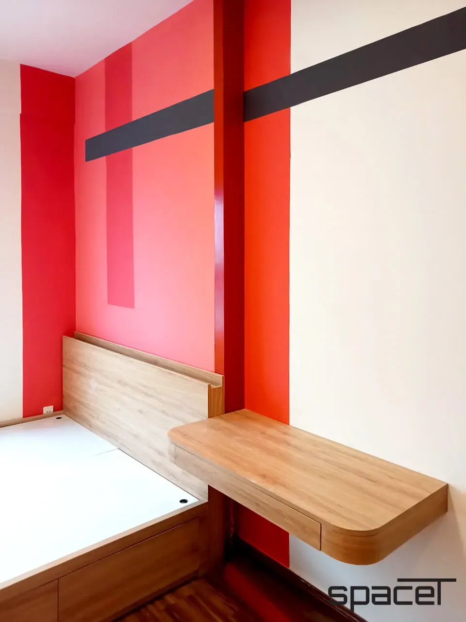 Phòng ngủ - Căn hộ 9 View Quận 9 - Phong cách Color Block | Space T