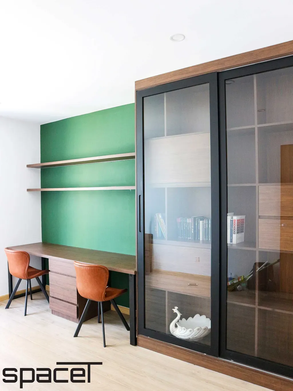 Phòng làm việc - Căn hộ Saigon Pearl 3PN - Phong cách Minimalist + Modern | Space T