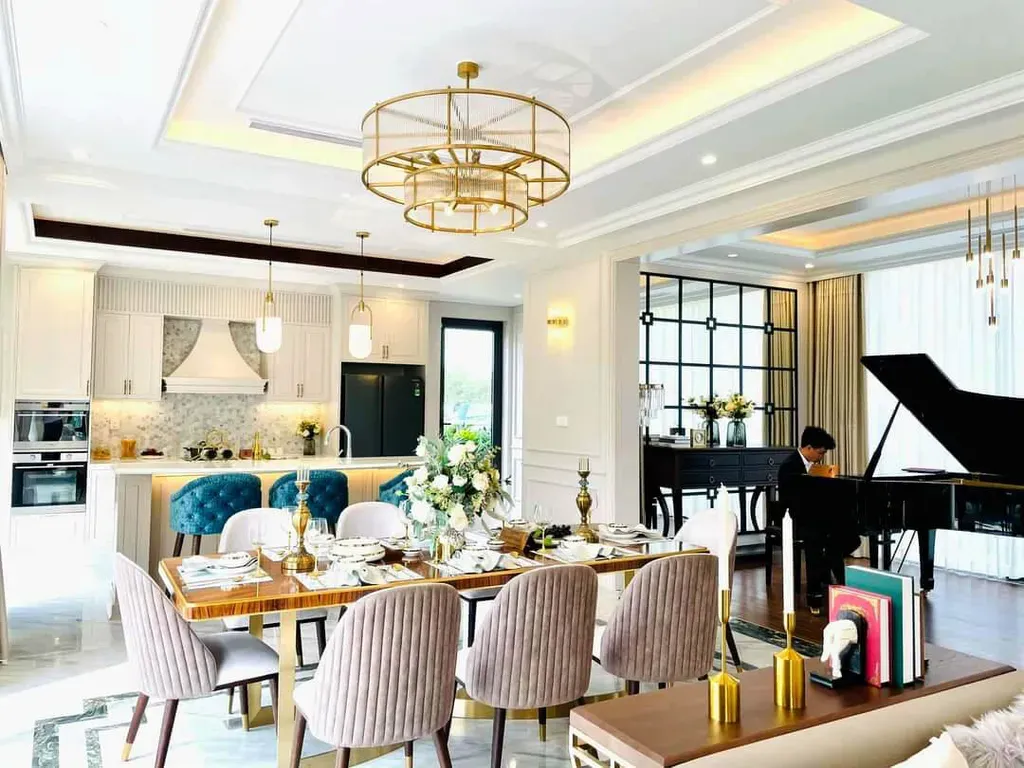 Phòng ăn - Biệt thự Riverside Quận 9 - Phong cách Neo Classic | Space T
