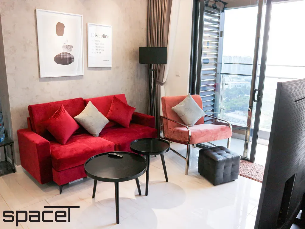 Phòng khách - Căn hộ Kingdom 101 1PN - Phong cách Modern | Space T