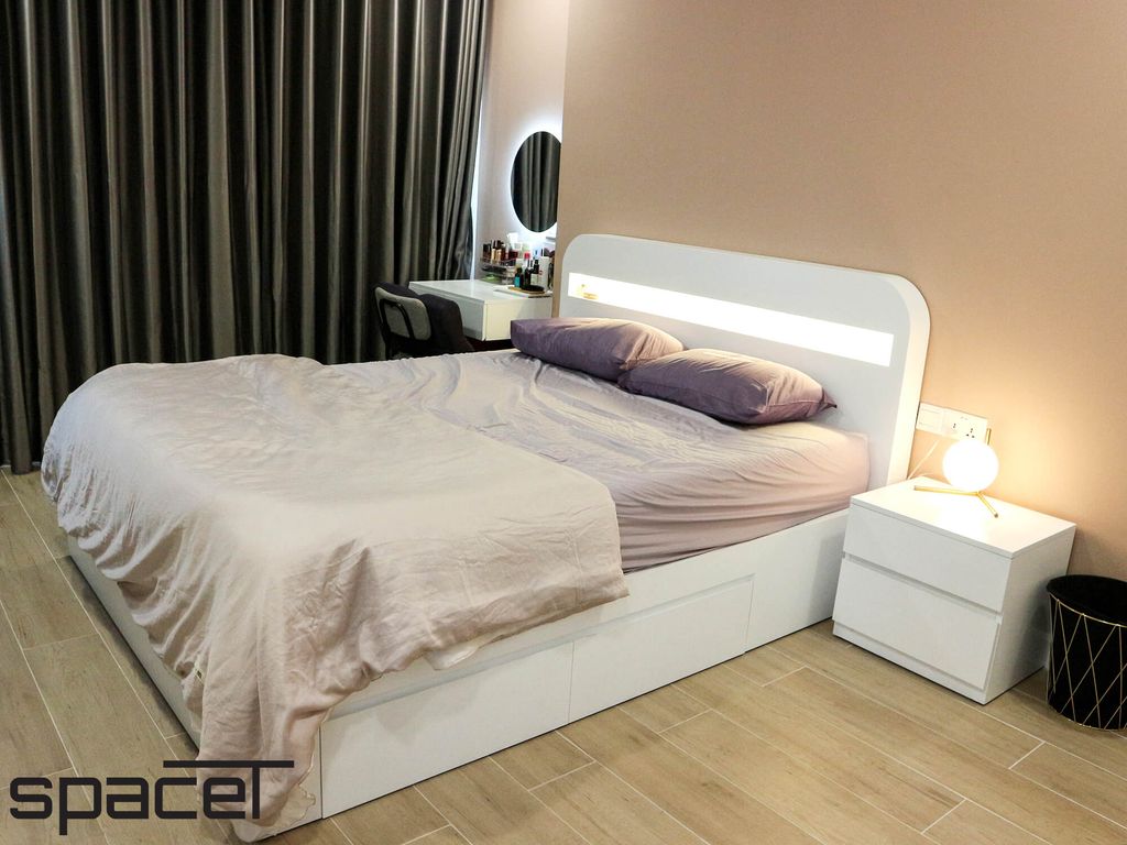 Phòng ngủ - Căn hộ Kingdom 101 1PN - Phong cách Modern  | Space T