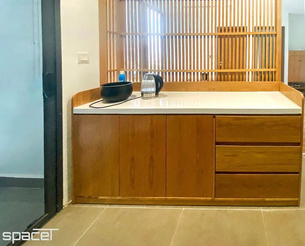 Phòng bếp - Căn hộ Eco Green Quận 7 - Phong cách Japandi | Space T