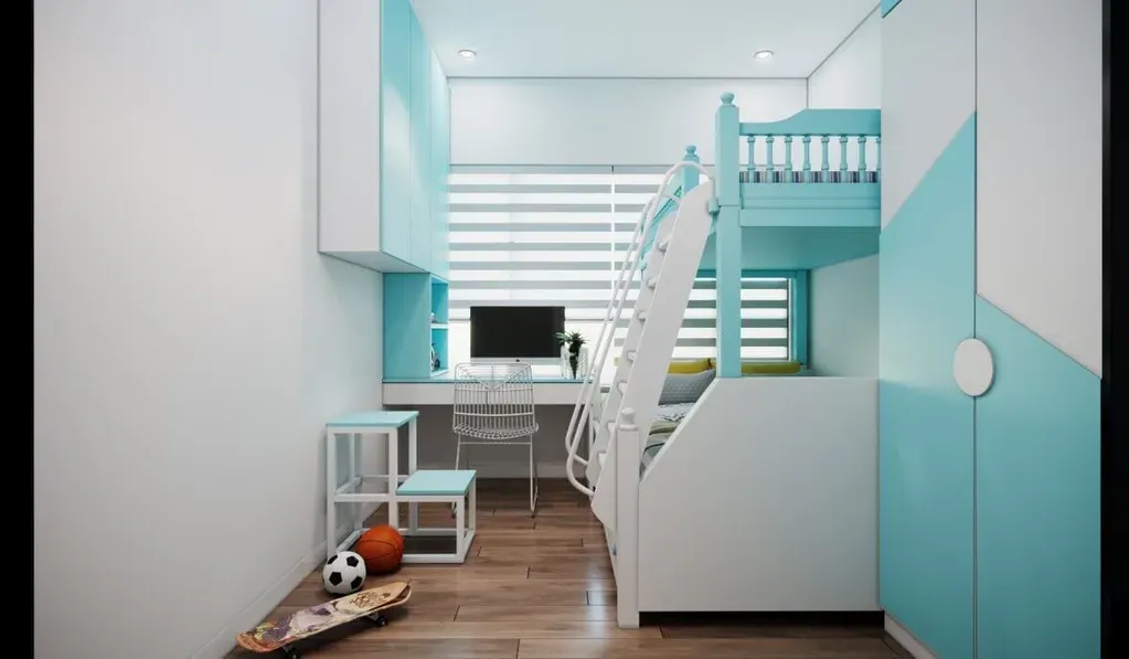 Phòng cho bé - Căn hộ Compass One Bình Dương 70m2 - Phong cách Neo Classic | Space T