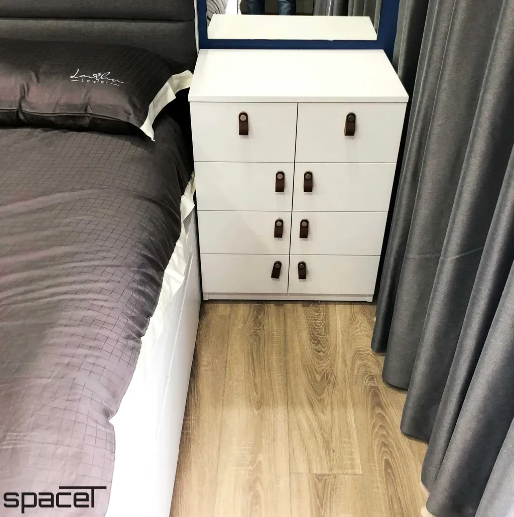 Phòng ngủ - Căn hộ Compass One 2PN - Phong cách Modern | Space T