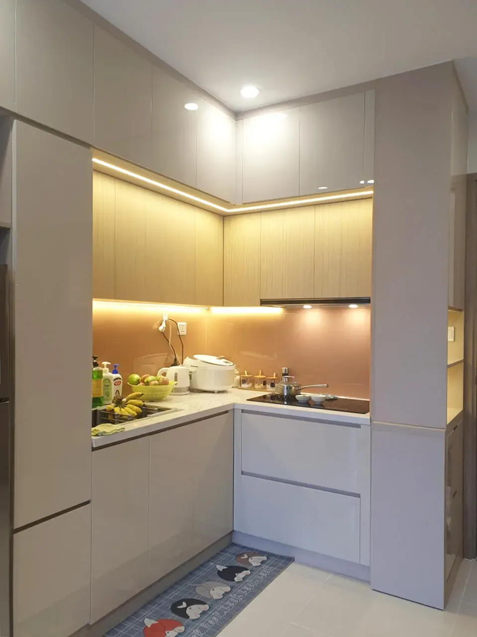 Phòng bếp - Căn hộ Vinhomes Grand Park Quận 9 - Phong cách Modern | Space T