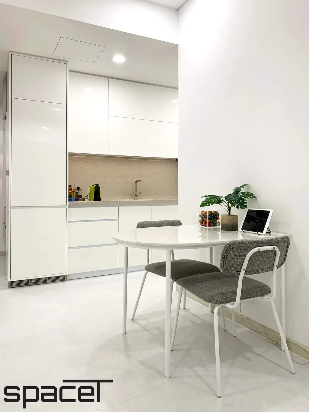 Phòng bếp, Phòng ăn - Căn hộ The Metropole Thủ Thiêm - Phong cách Minimalist | Space T