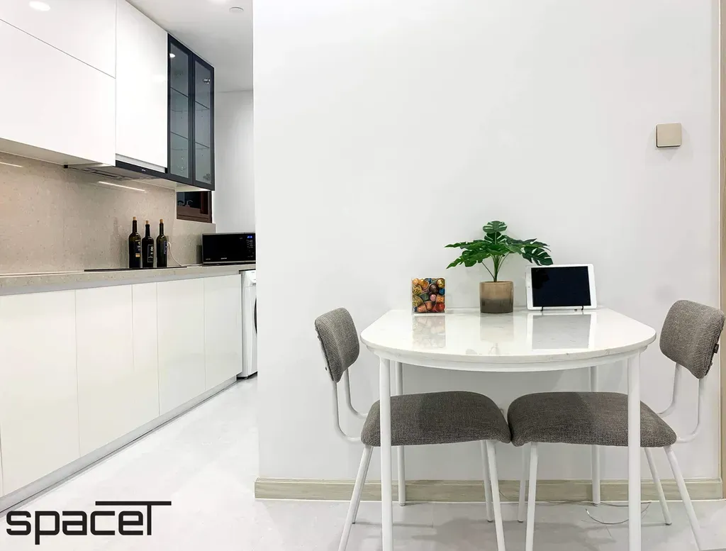Phòng bếp, Phòng ăn - Căn hộ The Metropole Thủ Thiêm - Phong cách Minimalist | Space T
