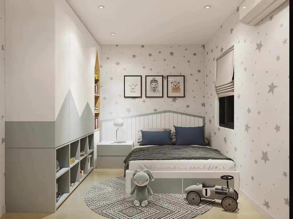 Phòng cho bé - Căn hộ Man Thiện C5 Quận 9 - Phong cách Scandinavian | Space T