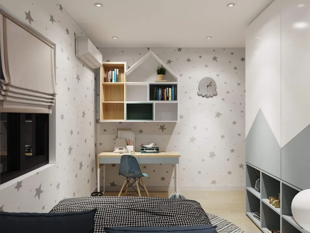 Phòng cho bé - Căn hộ Man Thiện C5 Quận 9 - Phong cách Scandinavian | Space T
