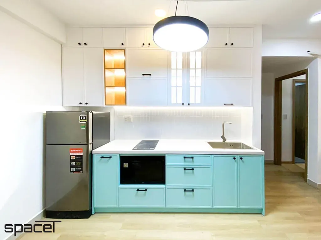 Phòng bếp - Cải tạo bếp Căn hộ Citisoho Quận 2 - Phong cách Modern | Space T