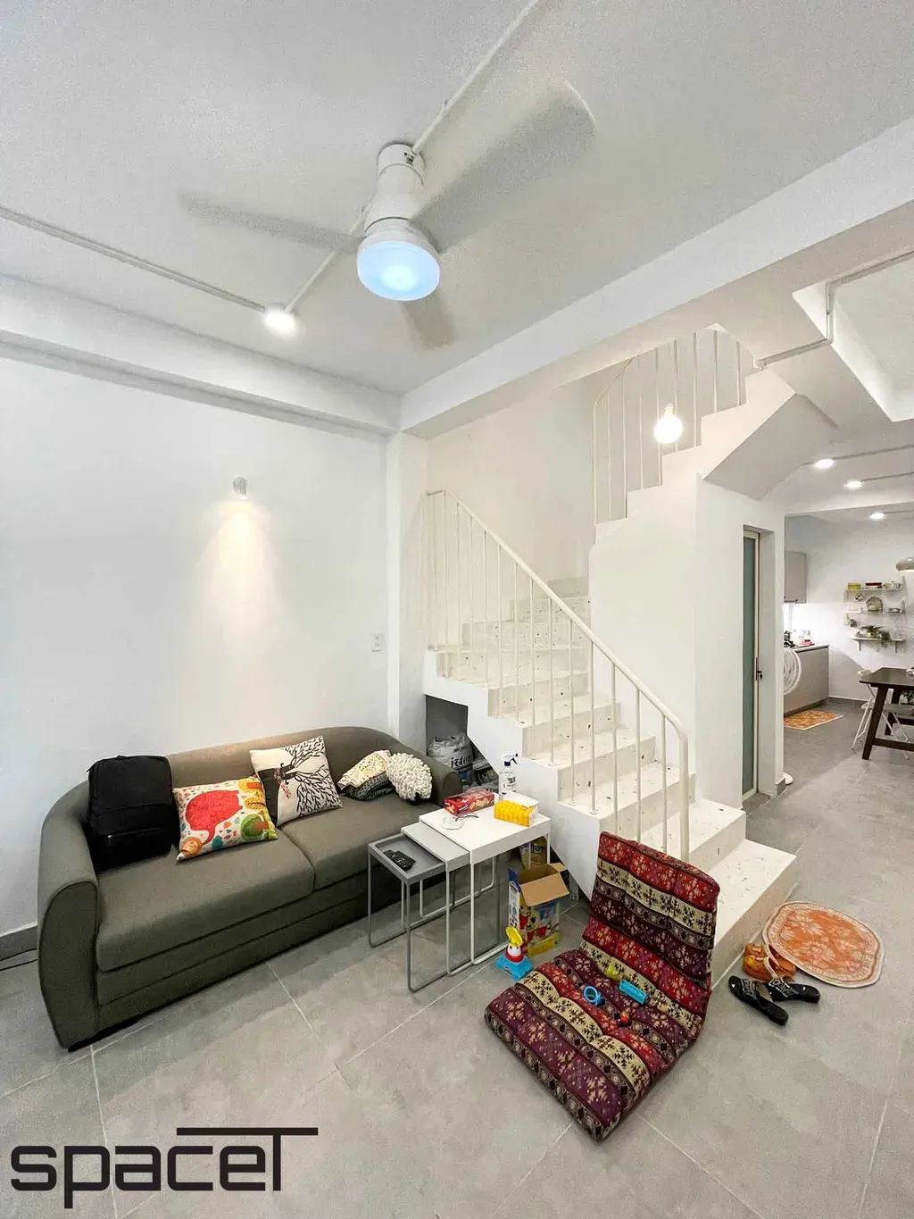 Phòng khách - Nhà phố Xô Viết Nghệ Tĩnh Quận Bình Thạnh - Phong cách Modern | Space T