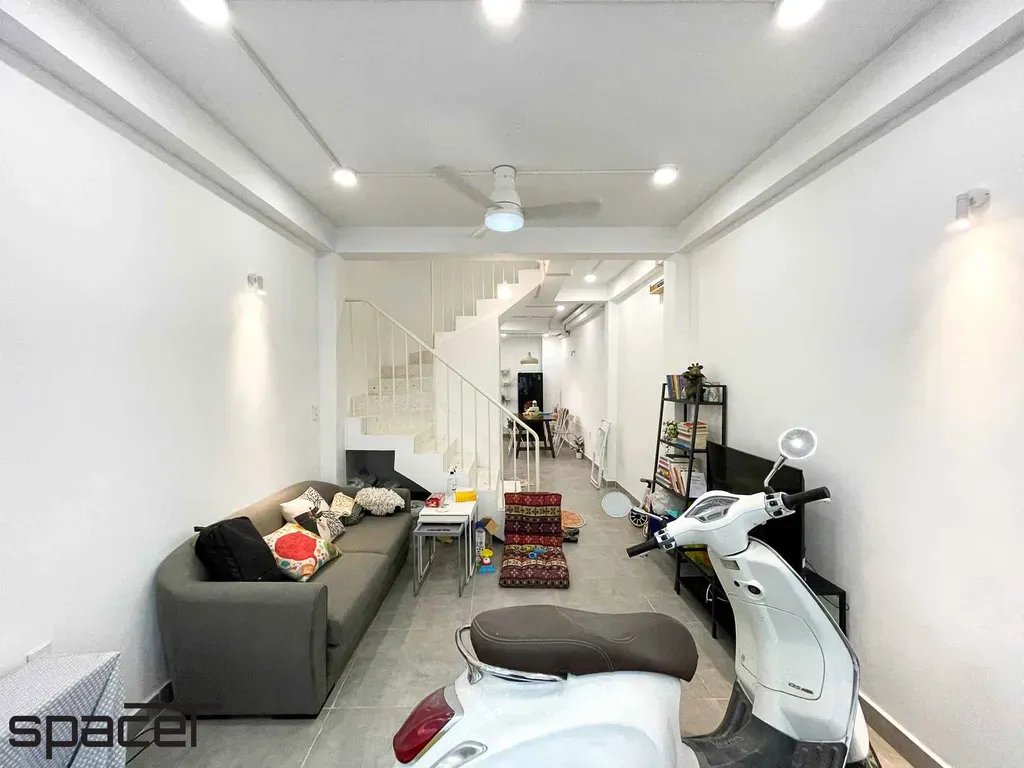 Phòng khách - Nhà phố Xô Viết Nghệ Tĩnh Quận Bình Thạnh - Phong cách Modern | Space T