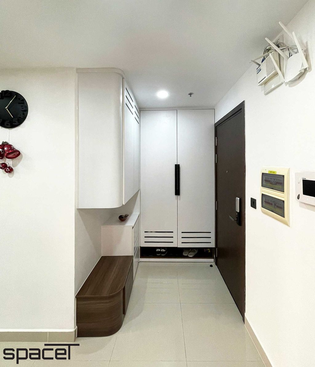 Lối vào - Căn hộ Newton Residence Phú Nhuận - Phong cách Modern  | Space T