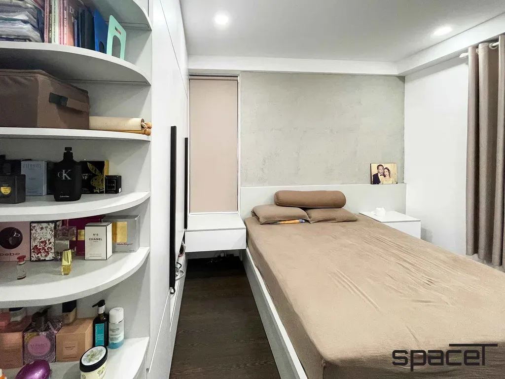Phòng ngủ - Căn hộ Newton Residence Phú Nhuận - Phong cách Modern | Space T